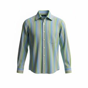 Bugatchi luxury Uomo striped detailed button down Medium